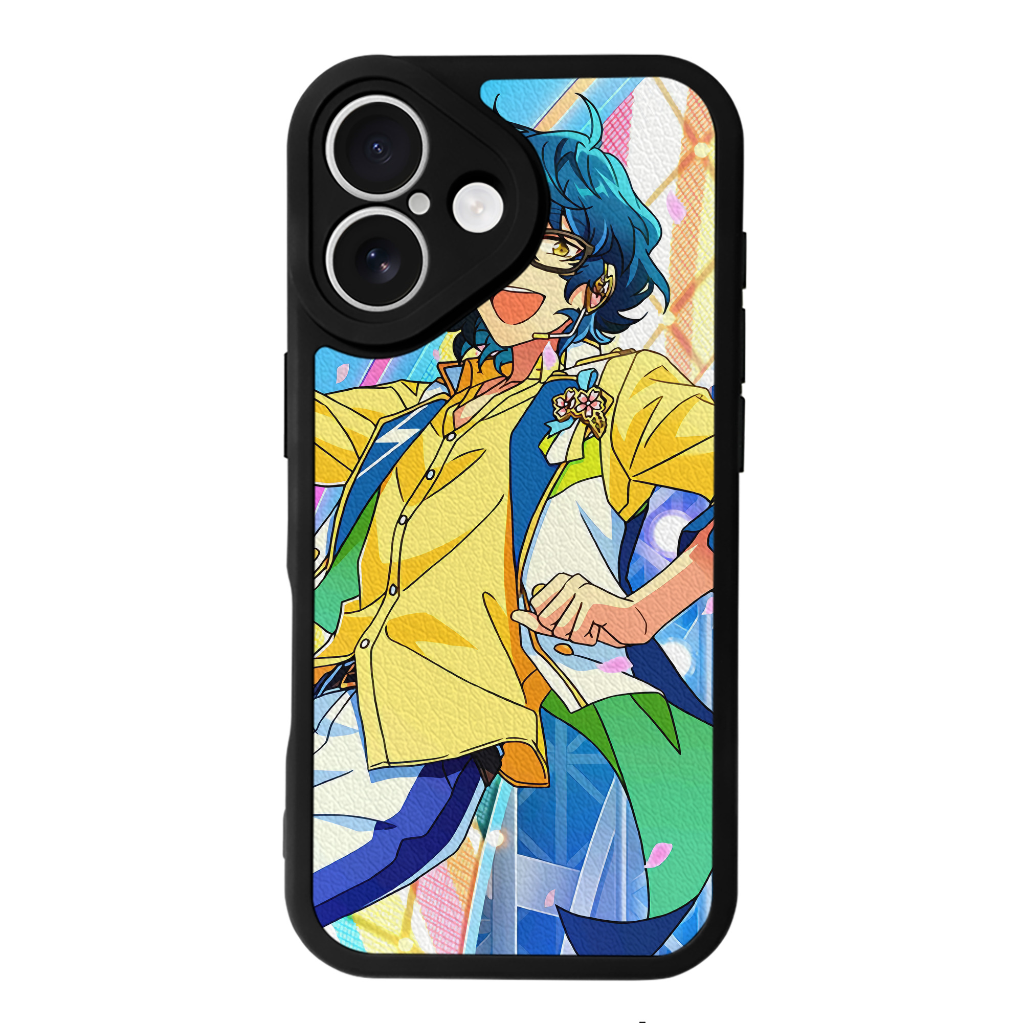（画像用） あんさんぶるスターズ! Ensemble Stars 【iPhone 16シリーズ対応】シリコンスマホケース（レザー調） 材質：シリコン